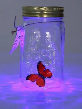 Декоративний нічник Метелик у банку Butterfly Інтерактивний метелик, що пурхає, в банку з підсвічуванням