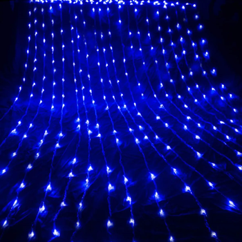 Girlanda LED ColorWay Curtain Garland 300 LED 3 x 3 m Blue (CW-GW-300L33VBL)