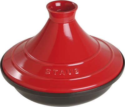 Naczynie do tajine Staub czerwono-czarne 28 cm (3272343028066)