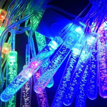 Гирлянда Сосульки с пузырьками Led 28 мульти 1-104