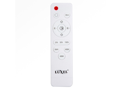 Светодиодный светильник Luxel IP20 с пультом управления 72w (CLSR-72)