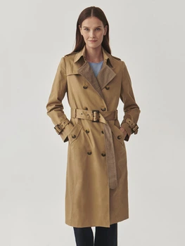 Trencz damski Tatuum Mona T2417.003 38 Camel (5900142349331)
