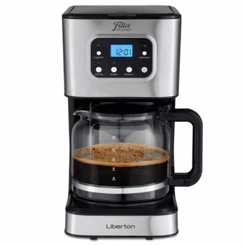 Кофеварка Liberton lcm-2202 Inox/Black