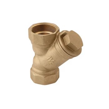 Фільтр грубої очистки косий Karro KR-7006 1 1/2" ВВ (внутрішня/внутрішня), латунний, PN25
