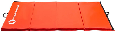 Materac gimnastyczny HMS Premium MGS01 240 x 120 x 5 cm Red (5907695593433)