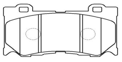 Колодки гальм пер. Infiniti Q50/Q60/Q70/QX70 13- Nissan 370 Z 09- NEW GK0739 вир-во CTR CTR (CKN24)