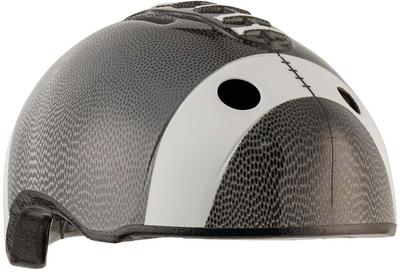 Kask dla dzieci Crazy Safety Football 49-55 cm Czarny (5744001764749)