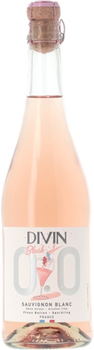 Безалкогольний ігристий напій Divin Sauvignon Blanc Rose Sparkling рожевий 0.75 л 0% (3760189782148)