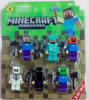 Детский набор фигурок Minecraft фигурки игрушечные Майнкрафт (7008М)