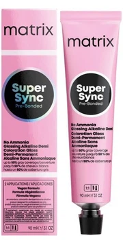 Крем-краска без содержания аммиака Matrix Super Sync Pre Bonded 6BC 90 мл