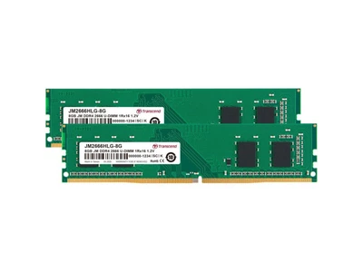 Модуль пам'яті Transcend 16 GB (2x8GB) DDR4 2666 MHz (JM2666HLG