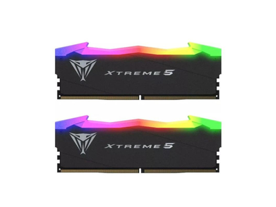 Пам'ять для настільних комп'ютерів Patriot 32 GB (2x16GB) DDR5 8000 MHz Viper Xtreme 5 RGB (PVXR532G80C38K)