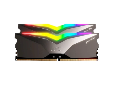Пам'ять для настільних комп'ютерів OCPC 32 GB (2x16GB) DDR5 6000 MHz Pista Titanium/Silver (MMPT2K32GD560C40T)