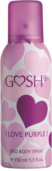 Dezodorant w sprayu Gosh I Love Purple 150 ml (5701278117104)