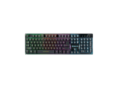 Клавіатура REAL-EL 8700 Gaming Backlit Black