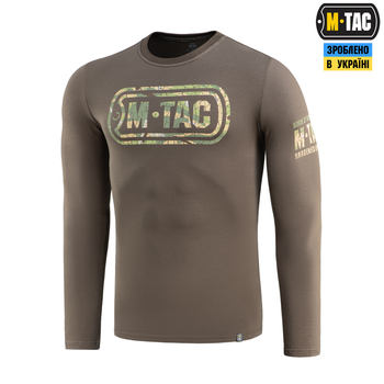 Футболка довгий рукав M-Tac Logo Dark Olive XS 80067048-XS