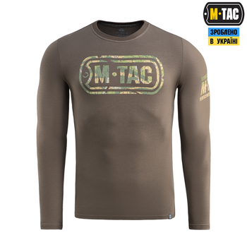 Футболка довгий рукав M-Tac Logo Dark Olive XS 80067048-XS