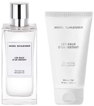 Zestaw unisex Angel Schlesser Les Eaux D'Un Instant Tempting Bergamot Woda toaletowa 100 ml + Żel pod prysznic 100 ml (8059036000296)