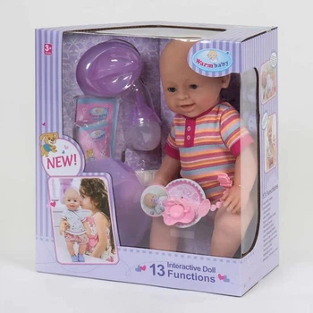 Інтерактивний пупс WarmBaby 42 см з аксесуарами музичний WZJ 030-535