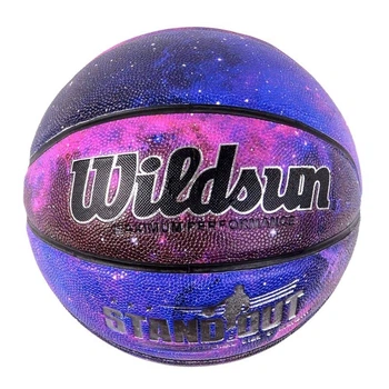 Баскетбольный мяч №7 Minsa Wildsun PU синий С 50181