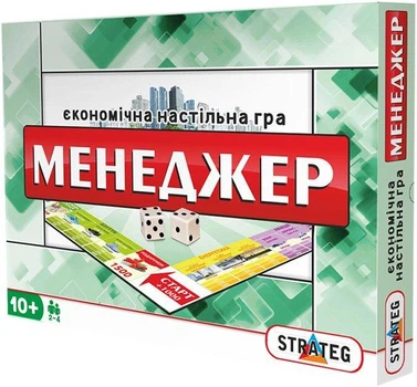 Настольная игра Strateg Менеджер большая (укр) 30453