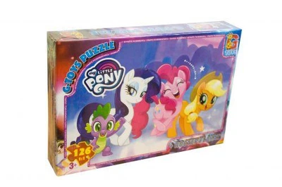 Пазлы G-Toys "My little Pony: веселье" 117 элементов + постер 21 х 30 см MLP015