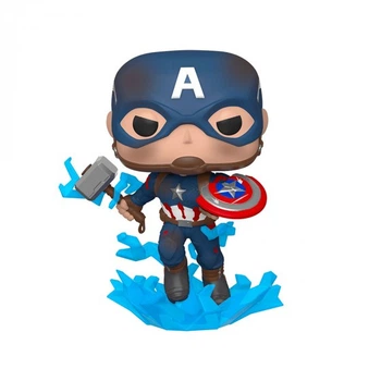 FUNKO POP! Игровая фигурка cерии "Мстители:Финал" - Капитан Америка с Мьёльниром 9.6 см