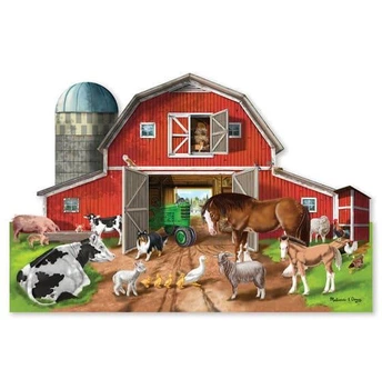 Мега - пазл гигант Melissa&Doug "Ферма" 32 элемента 90 х 60 см MD2923