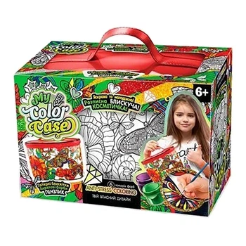 Косметичка-раскраска Danko Toys My Color Case Бабочки укр COC-01-01U