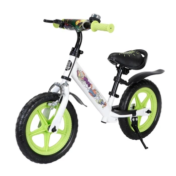 Беговел Tilly Animate 12" со стальной рамой и EVA колесами Green T-212528