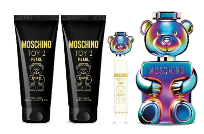 Набір унісекс Moschino Toy 2 Pearl Парфумована вода 100 мл + Гель для душу 100 мл + Лосьон для тіла 100 мл + Парфумована вода 10 мл (8011003893867)