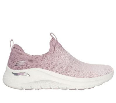 Женские слипоны Skechers 39 Розовый 150055 MVE