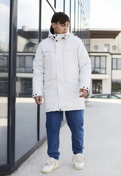 Зимова парка Staff st light gray melange XS