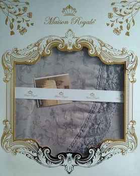 Скатерть мереживо Maison Royale 160 Круг KDK Grey