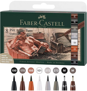 Zestaw linerów Faber-Castell Classic 8 szt (4005401671725)