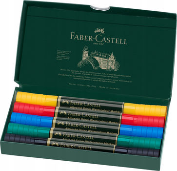 Zestaw markerów Faber-Castell dwustronne 5 szt (4005401603054)