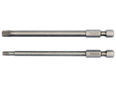 Набор бит YATO TORX SECURITY T20x100мм T30x100мм квадрат 1/4" 2шт (YT-0492)