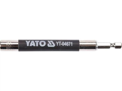 Тримач викруткових насадок YATO HEX - 1/4" L= 120 мм магнітний (YT-04671)