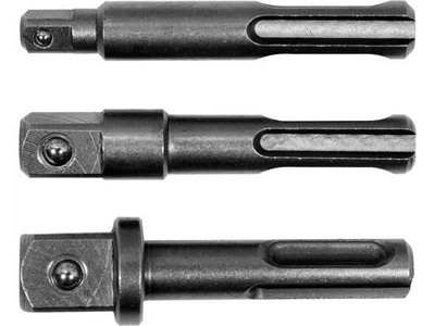 Набор переходников SDS+ YATO 1/4", 3/8", 1/2" 3 шт (YT-04686)