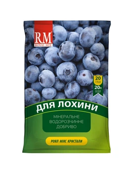 Удобрение водорастворимое кристаллическое для голубики 11.40.11+S4 Royal Mix 20 г