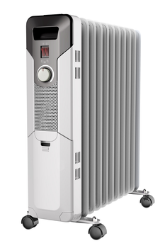 Обігрівач масляний FrimeCom YL-B28-11 2500W 30м.кв.11секцій підлоговий, білий