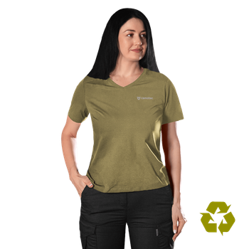 Футболка Camotec Pani Totem Logo V-neck Tan S 2908010215286