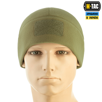 Шапка M-Tac Watch Cap Elite фліс (320г/м2) с липучкой L Tan