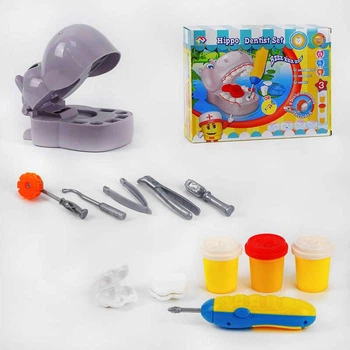 Набор для лепки Бегемотик набор стоматолога DR005 A-Toys
