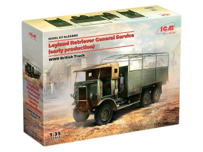 Сборная модель Армейский грузовик Leyland Retriever General Service ранних выпусков ICM (35602)