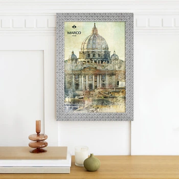 Фоторамка MARCO DECOR 2712K - 707 30х40 см, белая с текстурой бетона