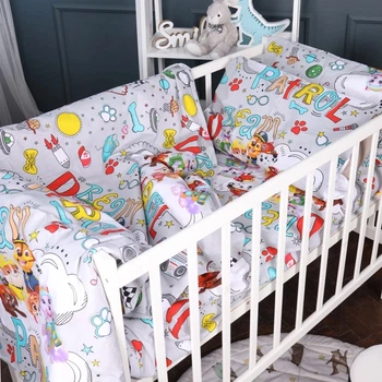 Комплект постельного белья Mirson Односпальное 110 x 140 см Kids Time 17-0667 Щенячий патруль Бязь (2200010143690)
