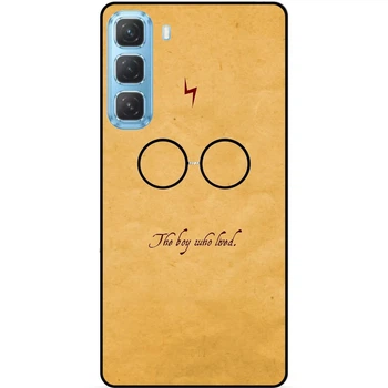 Чехол силиконовый бампер Candy для Infinix HOT 60 Pro (X6885) с рисунком Гарри Поттер Harry Potter Очки