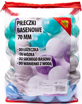 Piłeczki do suchych basenów Bączek 7 cm 70 szt (5905914002490)