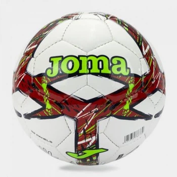 Мяч футбольный Joma DALI III Белый, Красный, Салатовый 4 (401412.206.4 4)